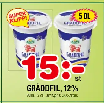 Nya Pulsen Gräddfil, 12% erbjuda