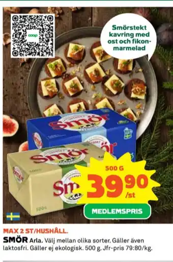 Coop Svenskt smör erbjuda