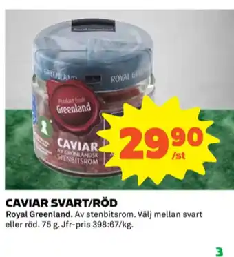 Coop Royal greenland kaviar erbjuda