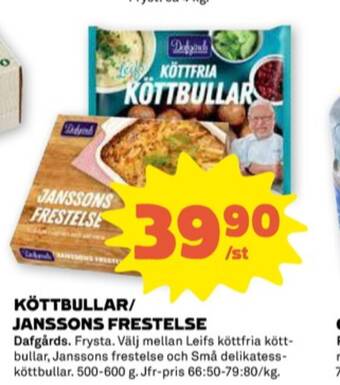 Stora Coop Dafgårds färdigrätter erbjuda