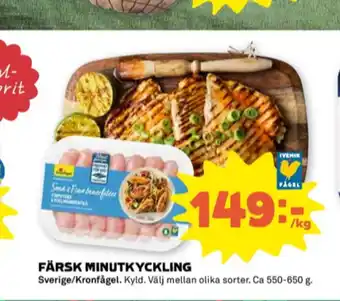 Stora Coop Kronfågel kycklingfilé erbjuda
