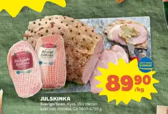 Stora Coop Scan julskinka erbjuda