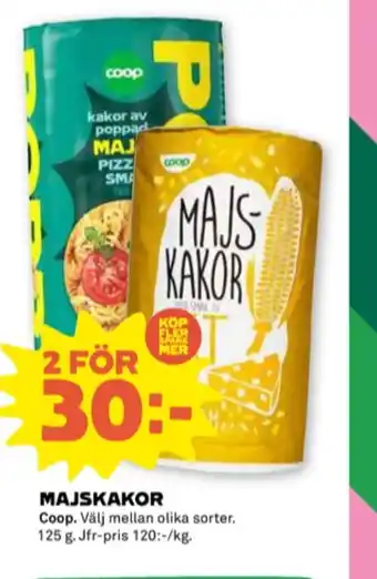 Stora Coop Coop majskakor erbjuda