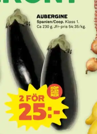 Stora Coop Coop aubergine erbjuda