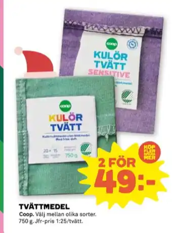 Stora Coop Coop tvättmedel pulver erbjuda