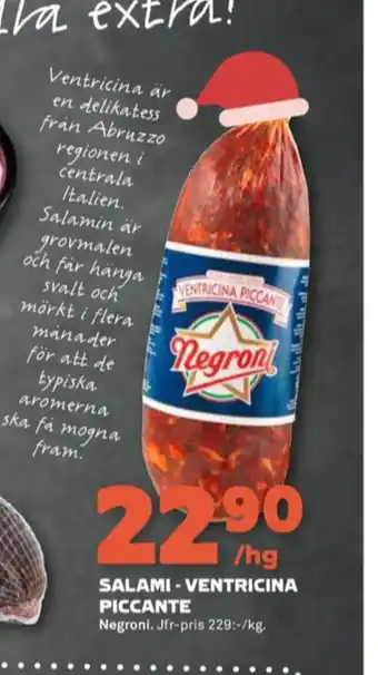 Stora Coop Negroni salami erbjuda