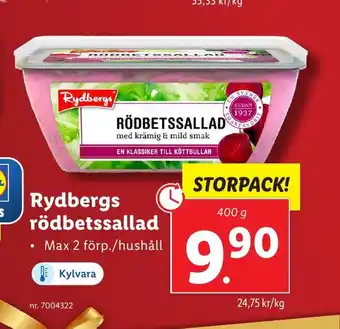 Lidl Rydbergs rödbetssallad erbjuda
