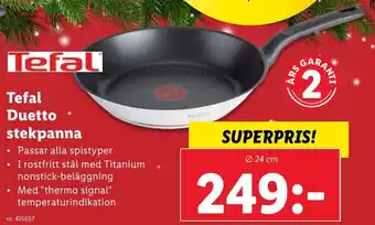 Lidl Tefal Duetto stekpanna erbjuda
