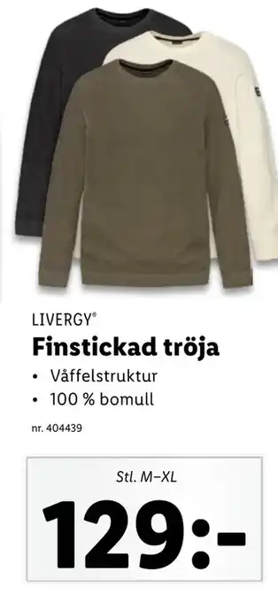 Lidl Finstickad tröja erbjuda