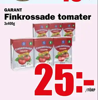 Matdax Finkrossade tomater erbjuda