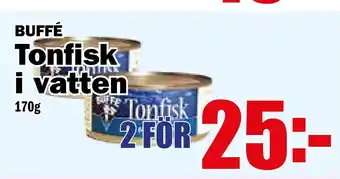 Matdax Tonfisk i vatten erbjuda