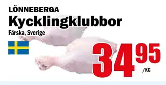Matdax Kycklingklubbor erbjuda
