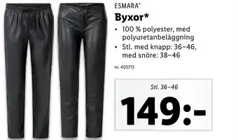 Lidl Byxor* erbjuda