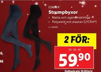 Lidl Strumpbyxor erbjuda