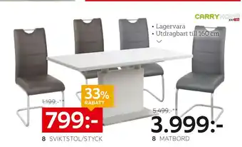 XXXLutz Matbord parker erbjuda
