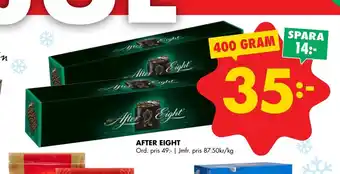 ÖoB After eight erbjuda