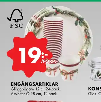 ÖoB Engångsartiklar erbjuda