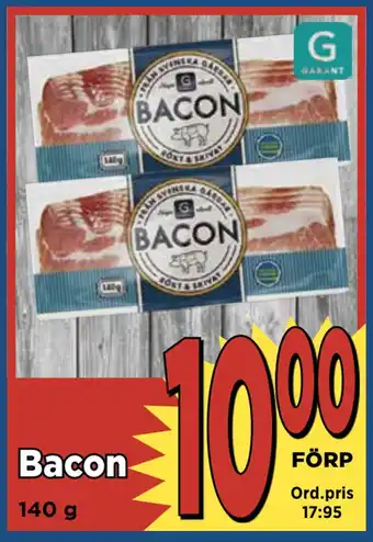 Supergrossen Bacon erbjuda