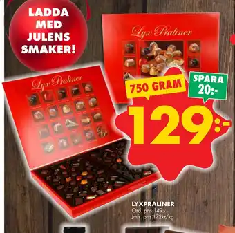 ÖoB Lyxpraliner erbjuda