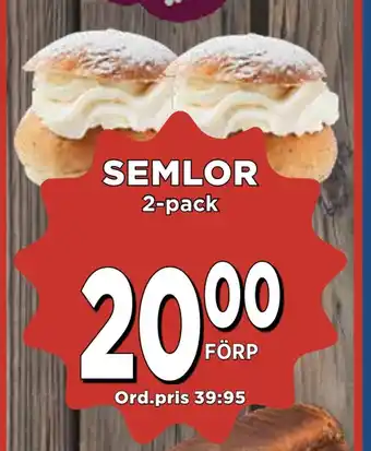 Supergrossen Semlor erbjuda