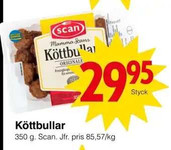 Matöppet Köttbullar erbjuda