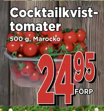 Supergrossen Cocktailkvisttomater erbjuda