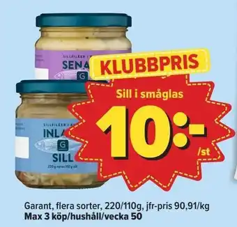 Sill i småglas