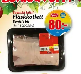 Extra Mjällby Stormarknad Fläskkotlett Benfri i bit erbjuda