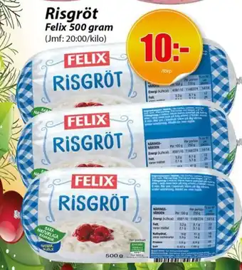 Risgröt Felix 500 gram