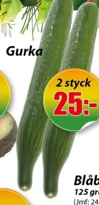 Extra Mjällby Stormarknad Gurka erbjuda