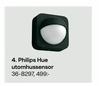 Clas Ohlson Philips hue utomhussensor erbjuda