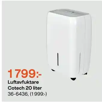 Luftavfuktare Cotech 20 liter