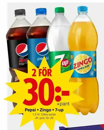 Pepsi • Zingo • 7-up