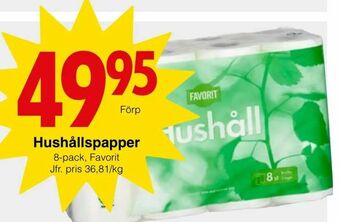 Matöppet Hushållspapper erbjuda