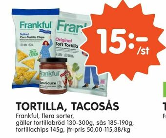 Tempo Tortilla, tacosås erbjuda
