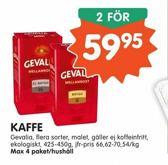 Tempo Kaffe erbjuda