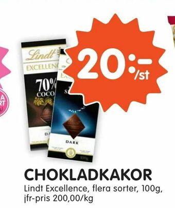 Tempo Chokladkakor erbjuda