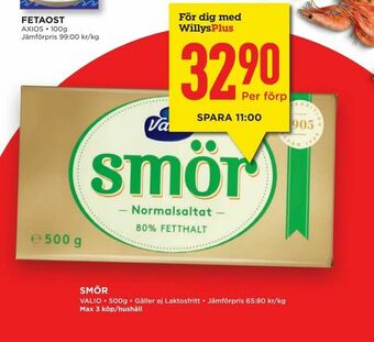 Willys Hemma SMÖR erbjuda