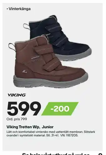 XXL Viking Tretten Wp, Junior erbjuda