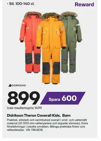 XXL Didrikson Theron Coverall Kids, Barn erbjuda