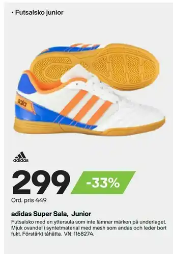 XXL adidas Super Sala, Junior erbjuda