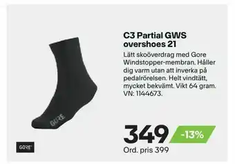 XXL C3 Partial GWS overshoes 21 erbjuda
