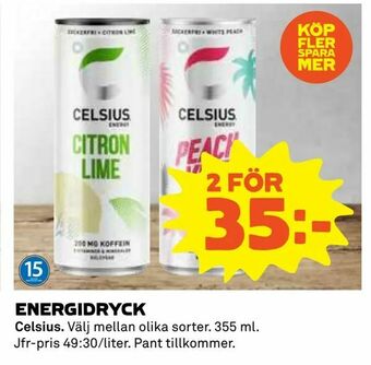 Coop Konsum Energidryck erbjuda