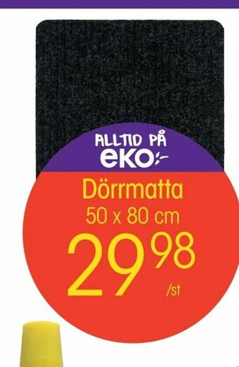 EKO Dörrmatta erbjuda
