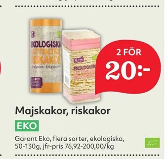 Hemköp Majskakor, riskakor erbjuda