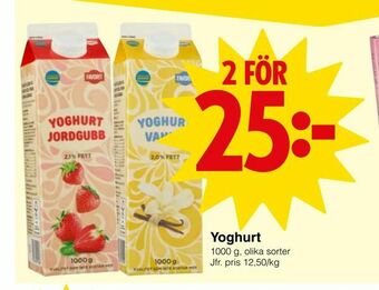 Matöppet Yoghurt erbjuda