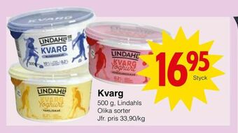 Matöppet Kvarg erbjuda