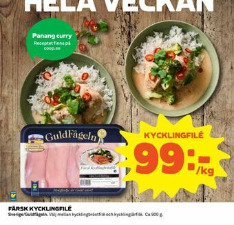 Coop Konsum Färsk kycklingfilé erbjuda