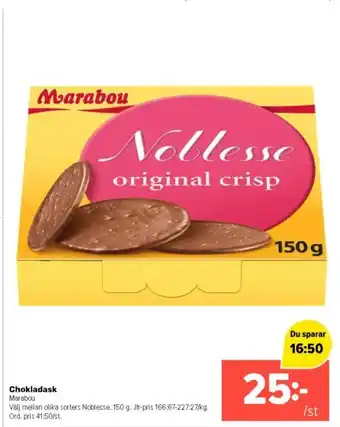 Coop Extra Chokladask Marabou erbjuda