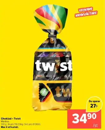 Coop Extra Choklad - Twist Marabou erbjuda
